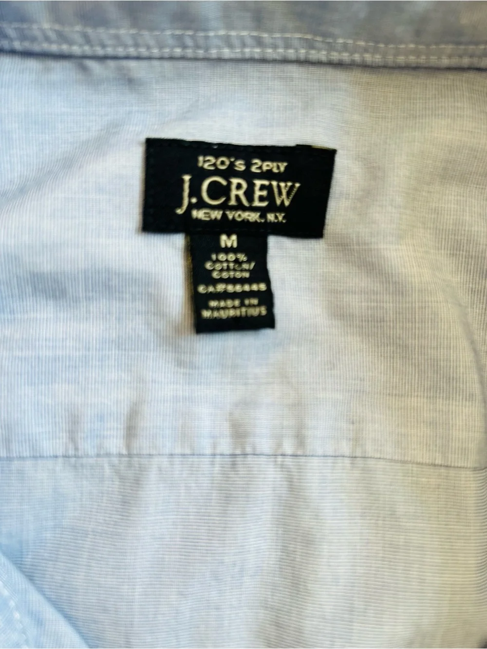 J. Crew Blue Men’s Button-Down Shirt